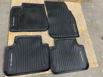 PORSCHE CAYENNE 9Y MATS RUBBER ORIGINAL BLACK 9Y0044801  