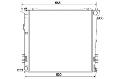 NRF РАДИАТОР ДВИГАТЕЛЯ ВОДЫ HYUNDAI I30 KIA CEED PRO CEED 1.6D