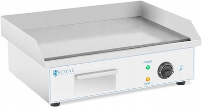 Płyta grillowa 55 cm gładka - moc 3000 W ROYAL CATERING RC-EG54