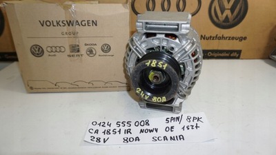 GENERADOR SCANIA 24V 80A 0124555008 CA1851IR  