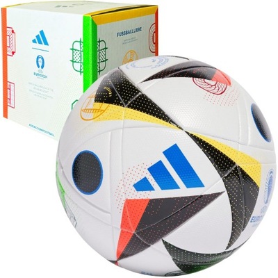 Piłka nożna do nogi ADIDAS Euro24 Fussballliebe League Box TRENINGOWA 4