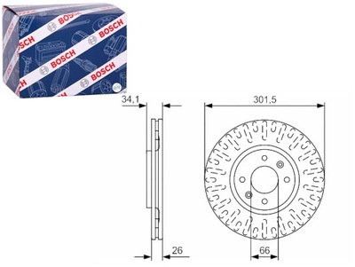 DISCOS DE FRENADO 2SZT. PARTE DELANTERA DS DS 3 CITROEN C4 GRAND PICASSO I C4 I  