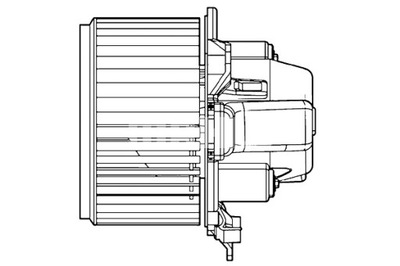 MAHLE VENTILADOR SOPLADORES FIAT BRAVO II STILO 1.2-2.4 10.01-12.14  