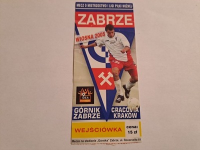 GÓRNIK ZABRZE - CRACOVIA KRAKÓW 16-04-2005