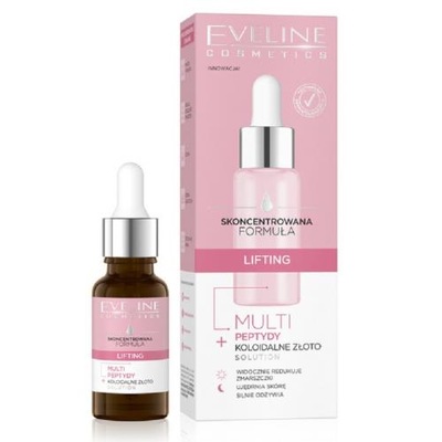 Eveline Skoncentrowana Formuła SERUM Liftingujące MULTI+PEPTYDY Koloidalne