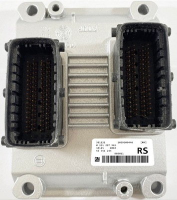 ECU OPEL CORSA C 1.0 0261207965 55351244 RS ŠVARUS 