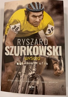 KSIAZKA - RYSZARD SZURKOWSKI "WYSCIG" z autografem