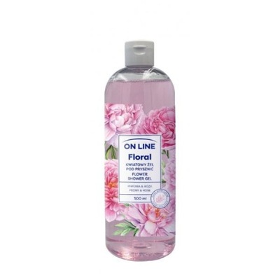 On Line Floral żel pod prysznic Peony Rose 500ml