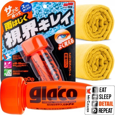 SOFT99 GLACO ROLL ON INSTANT NIEWIDZIALNE PLYNNA VALYTUVAS TRWALA 75 ML 