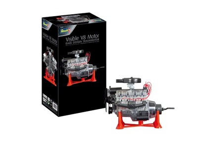 Model Visible V8 Engine