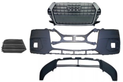Audi q3 8u lift 2015-2018 бампер передний перед фото №1