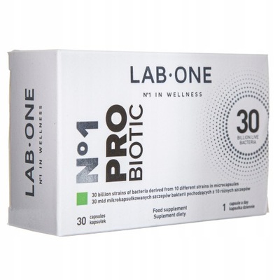 Suplement diety Lab One N°1 ProBiotic 30 kapsułek