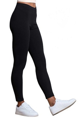 Wygodne LEGGINSY GETRY damskie JHK BLACK CZARNE XS