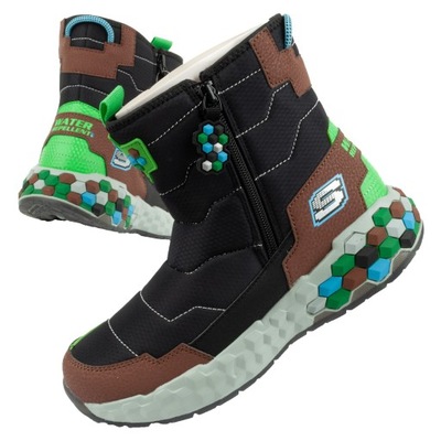 Buty dziecięce śniegowce Skechers [402216L/BKBR]