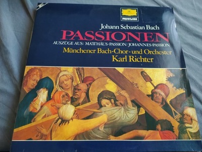 BACH PASSIONEN 2LP KARL RICHTER