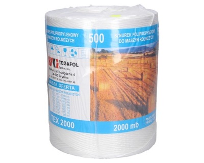 SZNUREK ROLNICZY PARA PRASY 2000M TEX2000 TEGAFOL  