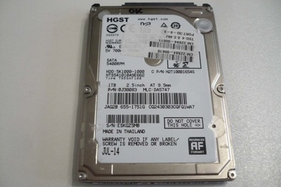 DYSK HGST Travelstar 5K1000 1TB 2.5"