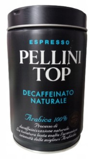 Pellini Top Bezkofeinowa 250g kawa mielona