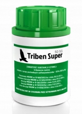 Triben Super 50 SG 60 g tribenuron na chwasty