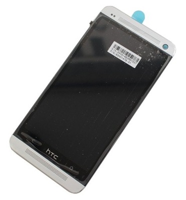 WYŚWIETLACZ LCD DOTYK SZYBA ramka HTC ONE M7 HTC 801n ORYGINALNY