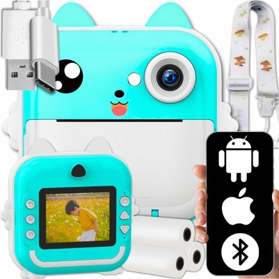 VTech KidiZoom PrintCam Digital Camera and Printer for Kids, Imaginative  Play Real Camera