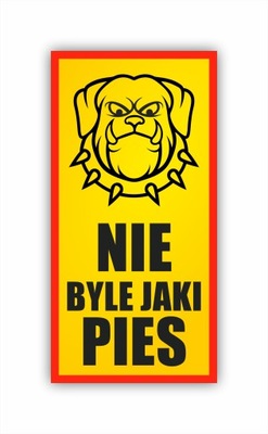 ПАНЕЛЬ НЕ BYLE JAKI PIES DIBOND 13X26 CM