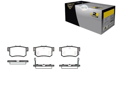 SABOTS DE FREIN DE FREIN MG MG ZS 180 - milautoparts-fr.ukrlive.com