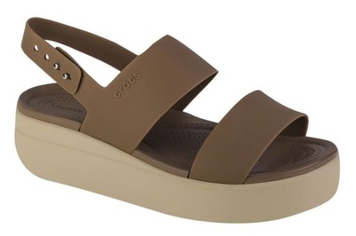 Damskie Sandały Crocs Brooklyn Low Wedge 206453-2YI r. 42/43