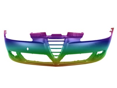 Alfa romeo 147 2004-2010 бампер передний любой цвет фото №1