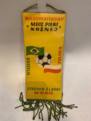 PROPORCZYK ST.ŚLĄSKI MECZ POLSKA-BRAZYLIA 1976