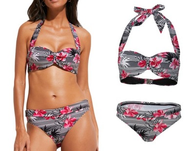 66K BONPRIX BIKINI STRÓJ KOSTIUM KĄPIELOWY 42 80D