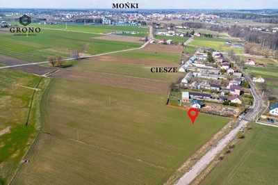 Działka, Ciesze, Mońki (gm.), 1435 m²
