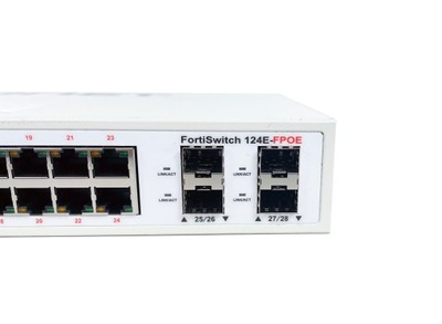 Fortinet Fortiswitch FS-124E-FPOE 24-Port PoE FortiGate switch controller