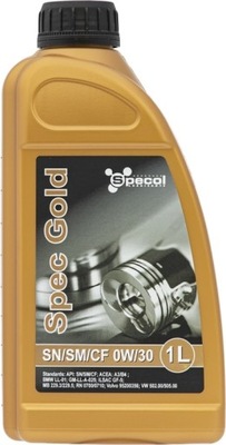 SPECOL МАСЛО SPECOL 0W30 1L SPEC GOLD SN/CF / A3/B4 / LL01 / GM LL A 025 / G