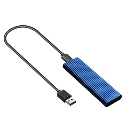 USB 3.0 do M.2 B Key SSD Zewnętrzna obudowa niebie