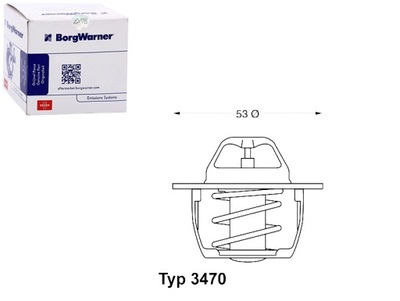 Wahler 3470.89d50 термостат, середина охлаждающий фото №1