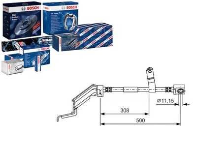 ПАТРУБОК ТОРМОЗНОЙ BOSCH 1932429 LH312 5Z18 84231