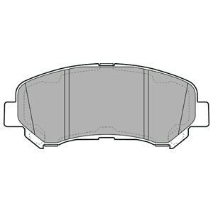 DELPHI ZAPATAS DE FRENADO PARTE DELANTERA LP2031 LP2031  