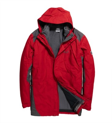 JACK WOLFSKIN KURTKA TEXAPORE + POLAR NANUK 200 2in1 r. 3XL