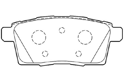 VALEO КОЛОДКИ ГАЛЬМІВНІ MAZDA CX-7 07- ЗАД