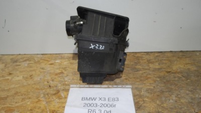 Корпус фильтра воздуха расходомер bmw x3 e83 3.0 d r6 фото №1