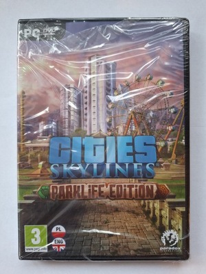 Cities Skylines 1 I Parklife Edition PL Pc Nowy Folia