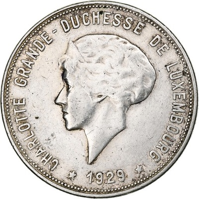 Luksemburg, Charlotte, 10 Francs, 1929, Luxembourg