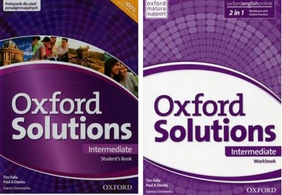OXFORD SOLUTIONS INTERMEDIATE STUDENT'S BOOK PODR.