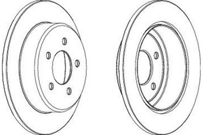 DISCOS DE FRENADO 2 PIEZAS CHRYSLER VOYAGER 3 VOYAGER  