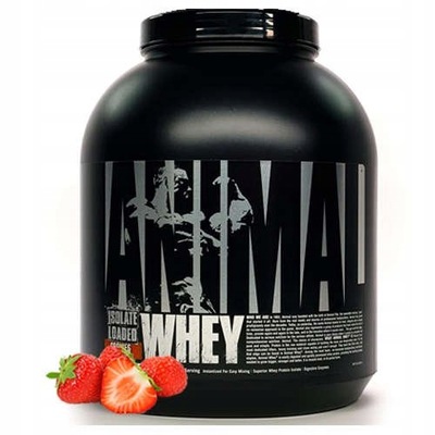 UNIVERSAL ANIMAL WHEY 2270 BIAŁKO WPI + WPC IZOLAT Truskwawka