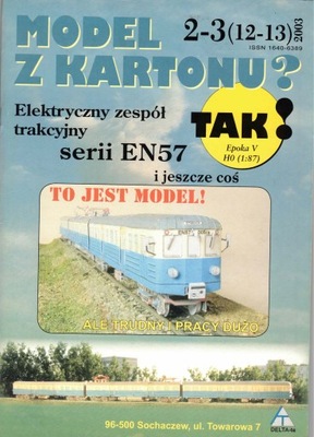 DELTA-te 2-3/2003 Elektryczny zespół trakcyjny EN 57 1:87