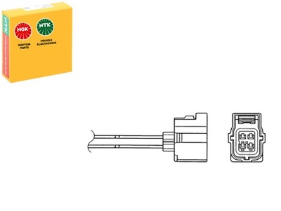 Ngk датчик лямбда-зонд mitsubishi asx 1.8 ga_w_ фото №1