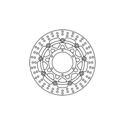 Диск тормозная перед trw msw244 фото №1