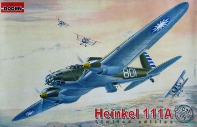 Roden 021 Samolot Heinkel He-111A 1:72 24H